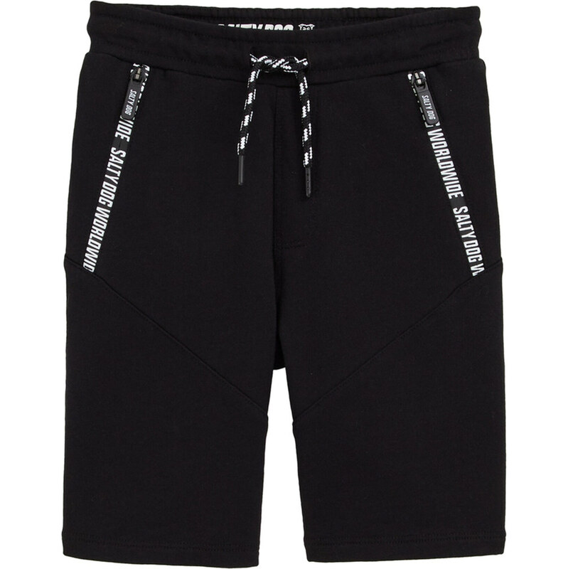 WE Fashion Nohavice čierna / biela 62434131