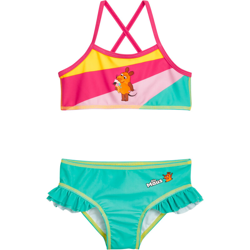 PLAYSHOES Bikiny žltá / zelená / ružová / svetloružová 62434361