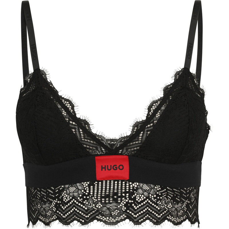 HUGO Podprsenka krvavo červená / čierna 62434715