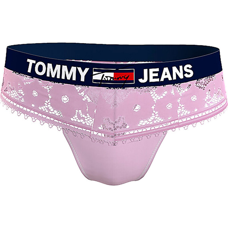 Dámske džínsové čipkované tangá UW0UW03950-TOB - Tommy Hilfiger 62430191