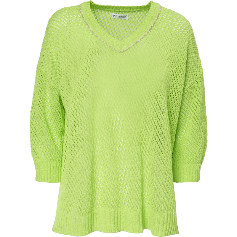 Influencer Sveter limetová 63134877