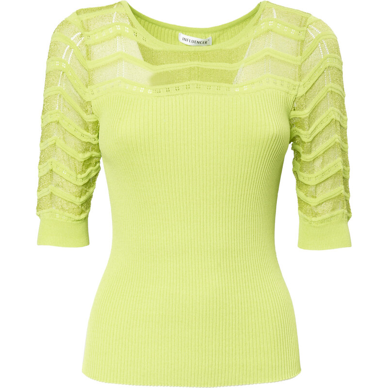 Influencer Sveter limetková 63134881