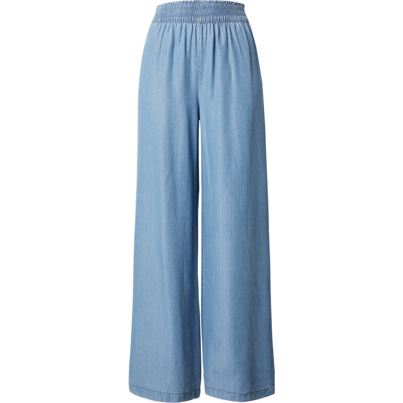 VILA Nohavice VIGIVANI modrá denim 63220175