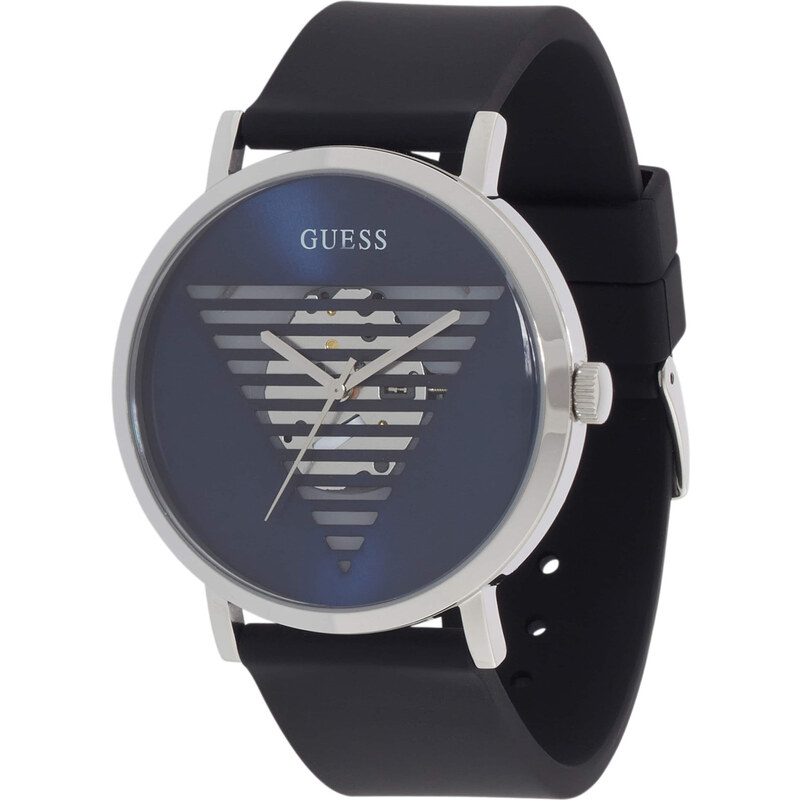 GUESS Analógové hodinky IDOL námornícka modrá / čierna / strieborná 62434768