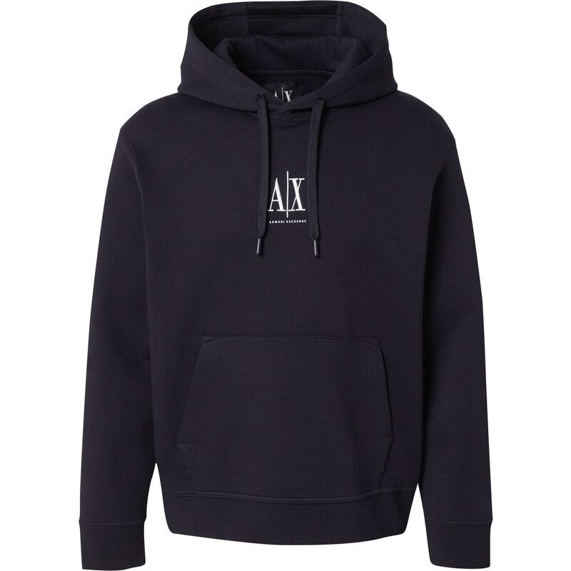 ARMANI EXCHANGE Mikina tmavomodrá / biela 62464274
