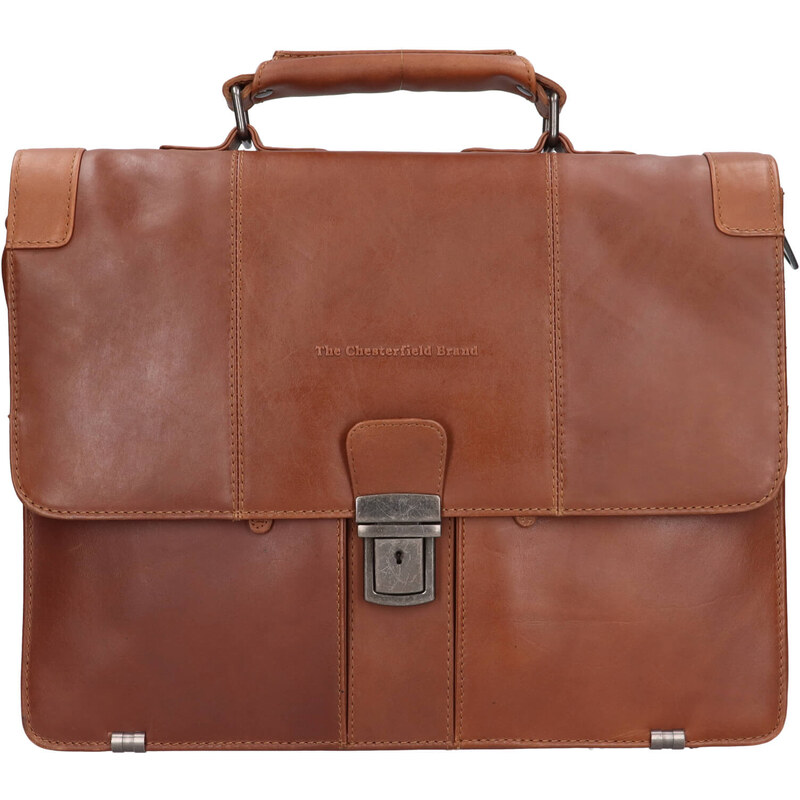 Pánska kožená aktovka The Chesterfield Brand Stutgart - koňak 64515930