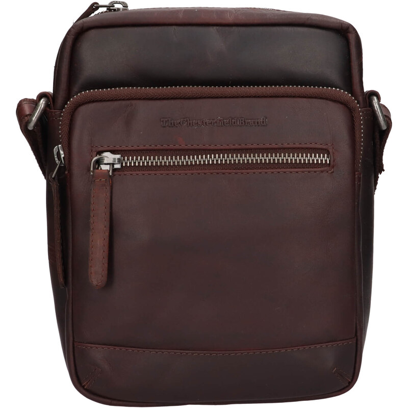 Pánska kožená taška cez rameno The Chesterfield Brand Vigo - tmavo 64167681