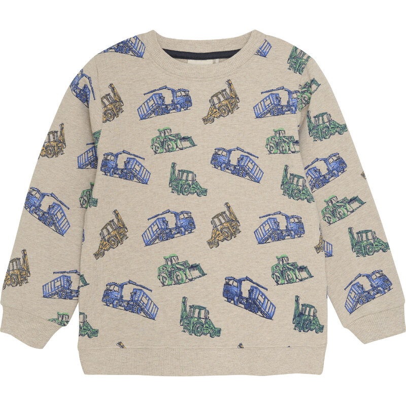 Minymo Mikina Beige Melange 62447207