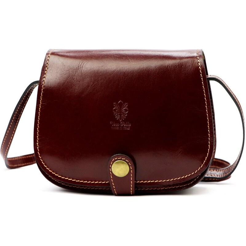 Florence Kožená kabelka Florence Irma gaštan 62448390