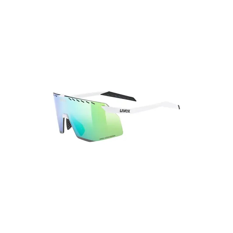Uvex Pace Stage ColorVision okuliare White Matt/Mirror Green 62449021