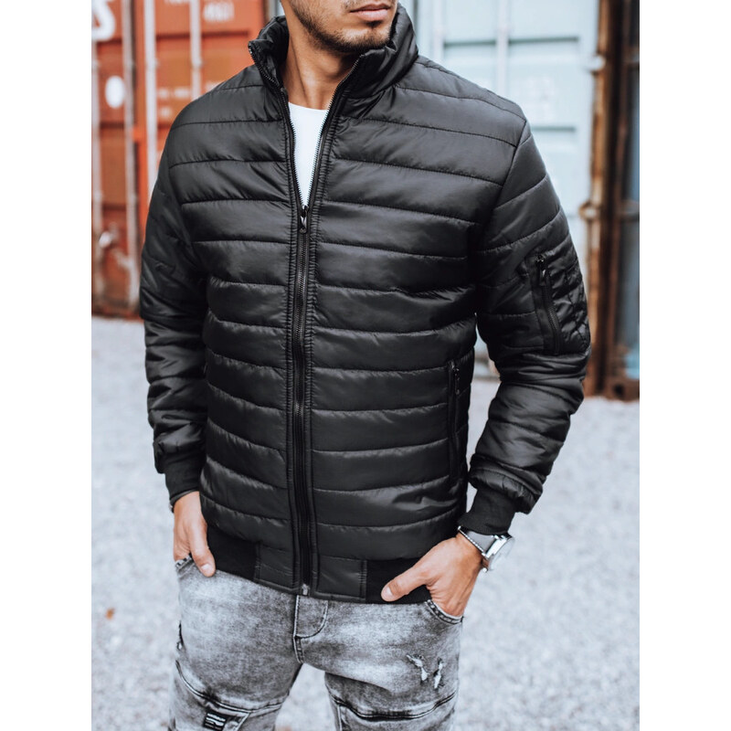 BASIC Čierna prešívaná prechodová bunda TX3270z 27030781