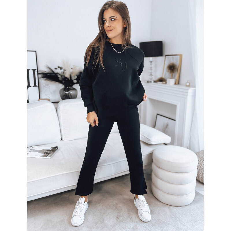 BASIC Čierna zateplená tepláková súprava FILAR AY0750 36584914