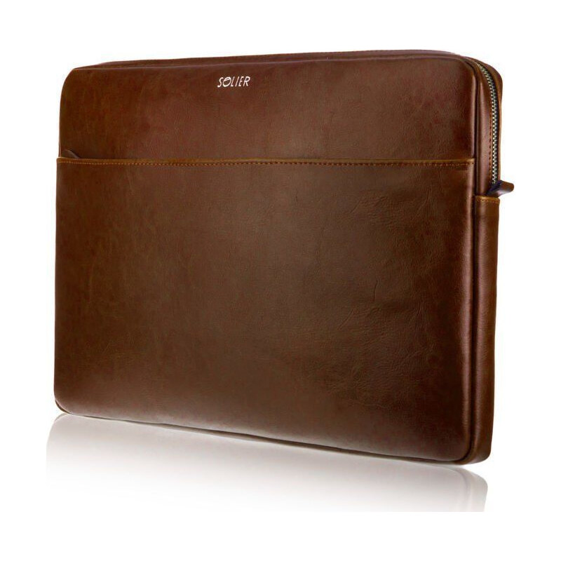 SOLIER Hnedé kožené púzdro pre notebook 15 SA24A 15CALI VINTAGE BROWN 10991370
