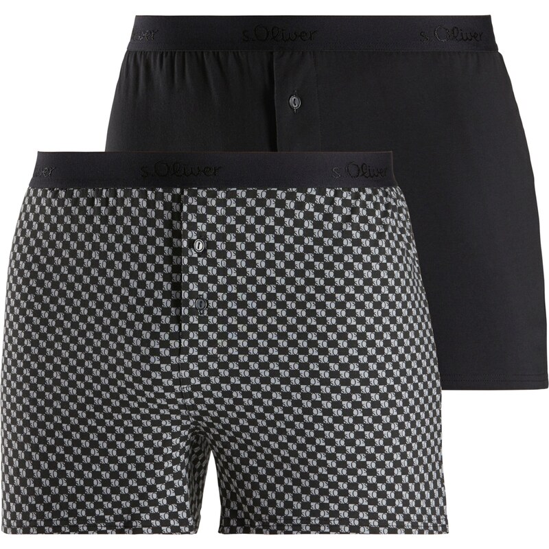 s.Oliver Boxerky svetlosivá / čierna 62462747