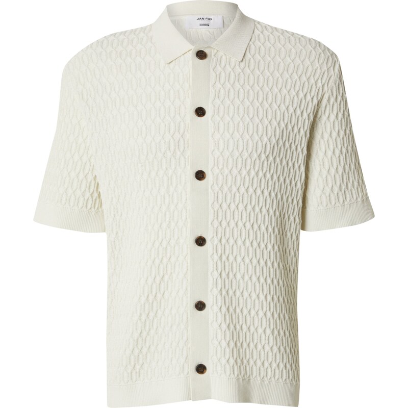 DAN FOX APPAREL Košeľa Domenic šedobiela 62464419