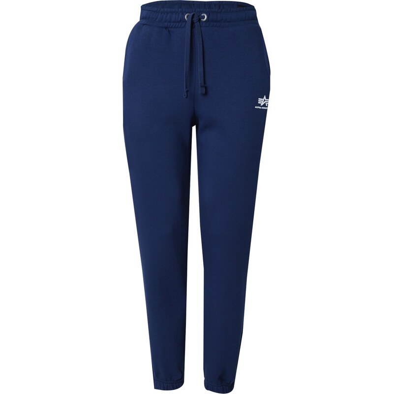 ALPHA INDUSTRIES Nohavice námornícka modrá / biela 62464456