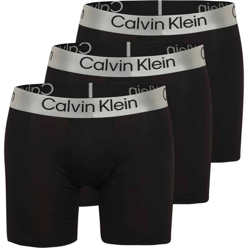 Calvin Klein Underwear Boxerky striebornosivá / čierna 62464617