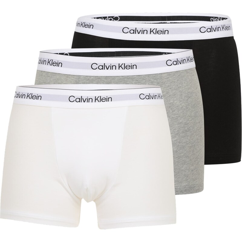 Calvin Klein Underwear Boxerky sivá melírovaná / čierna / biela 62464624