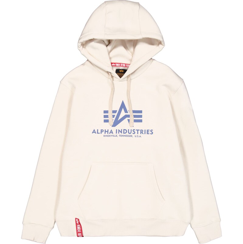 ALPHA INDUSTRIES Mikina krémová / modrofialová 62464189