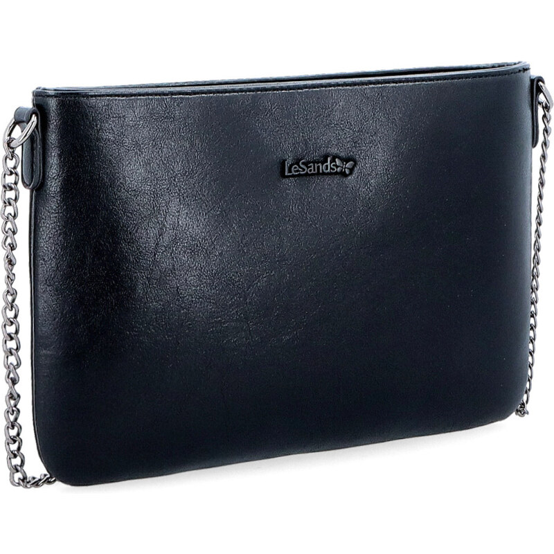 Kabelka zo syntetickej kože crossbody Le Sands čierna 7707 C 64020329