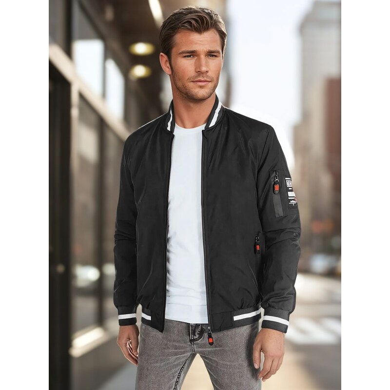 Dstreet Módna čierna bomber bunda 62464880