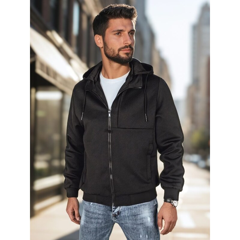 Dstreet Nadčasová čierna pánska bunda 62464883