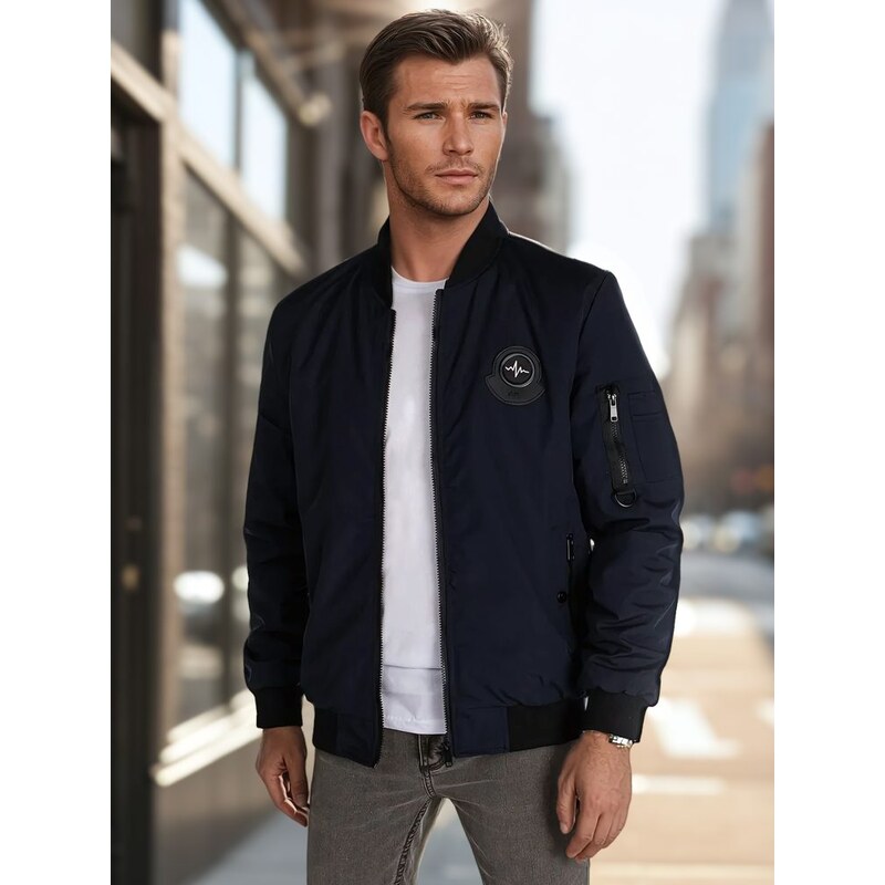 Dstreet Moderná modrá bomber bunda 62465382