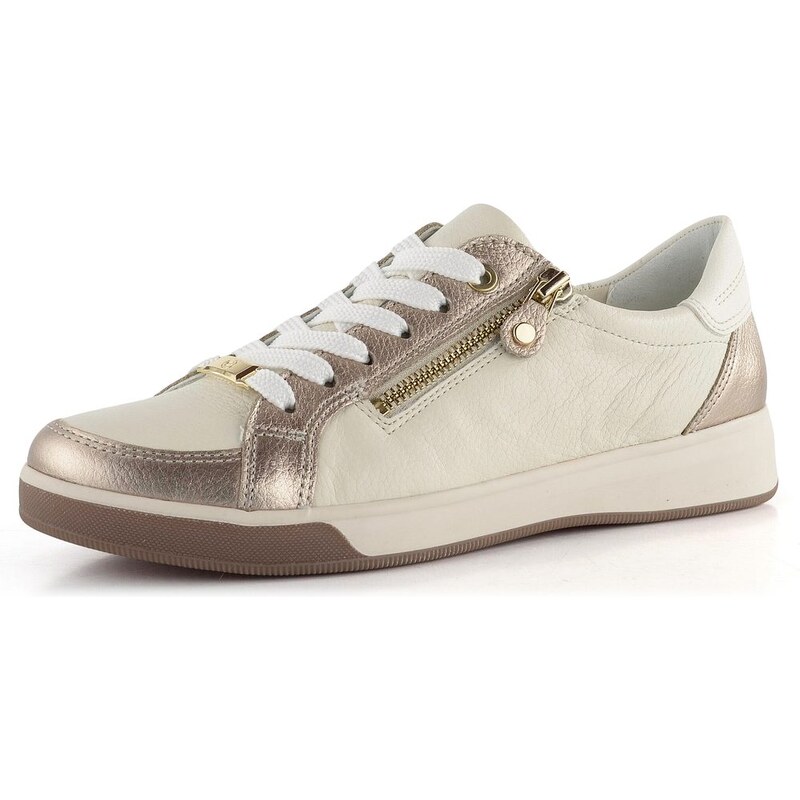 Ara dámske tenisky so zipsom Rom Sand/Cream/Weiss 12-34432-63 62467339
