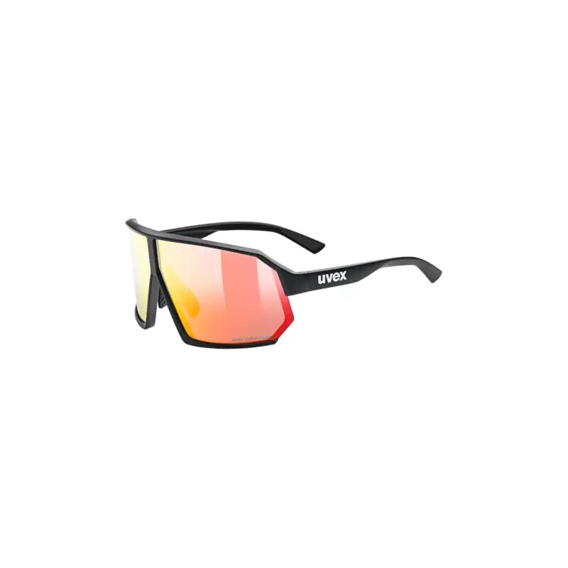 E-shop Uvex Sportstyle 237 ColorVision okuliare Black Matt/Mirror Red