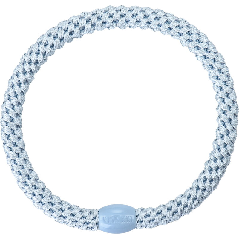 Gumička do vlasov Kknekki Slim Baby Blue 62467178