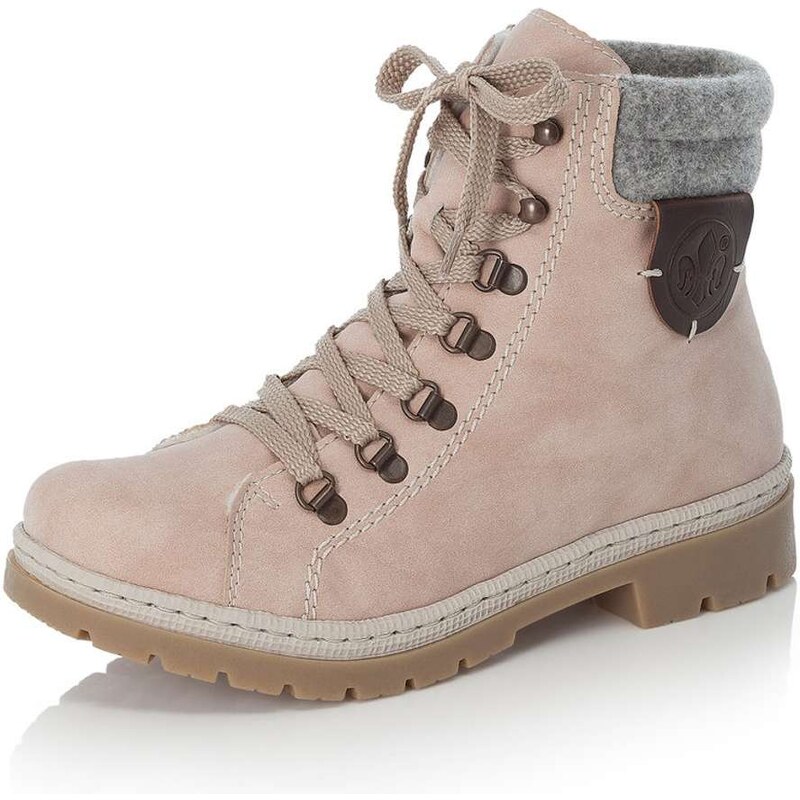 Dámska členková obuv RIEKER Y9430-32 ružová W2 15564141