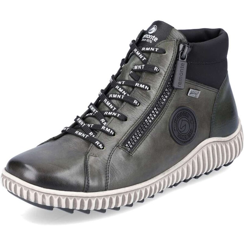 RIEKER Dámska členková obuv REMONTE R8272-54 zelená W2 34230419