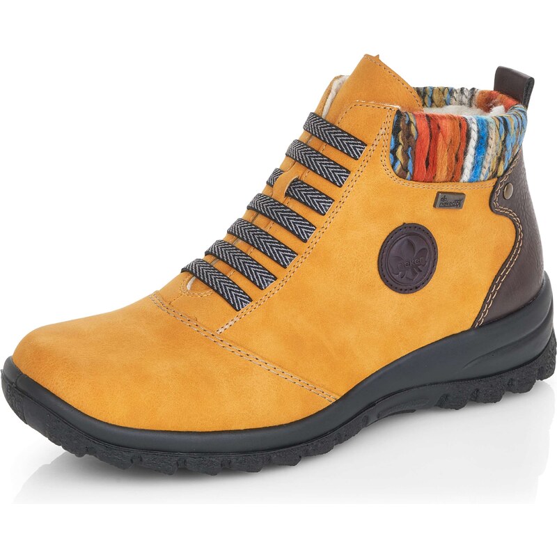 Dámska členková obuv RIEKER L7174-68 žltá W2 18533891