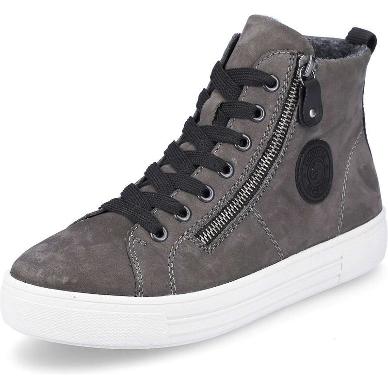 RIEKER Dámska členková obuv REMONTE D0972-47 sivá W2 33132253