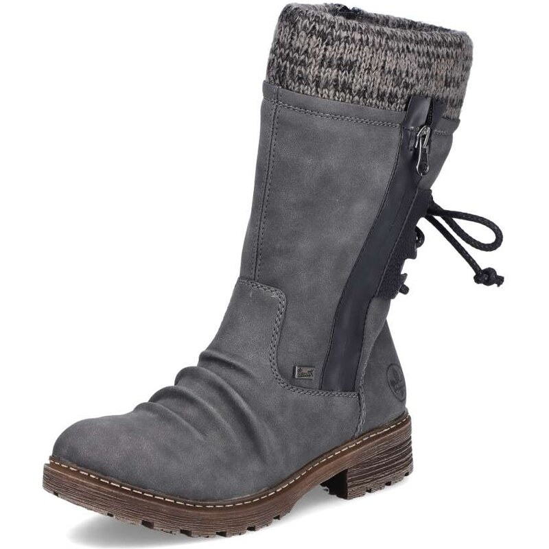 Dámske čižmy RIEKER Z4756-45 sivá W2 34998544