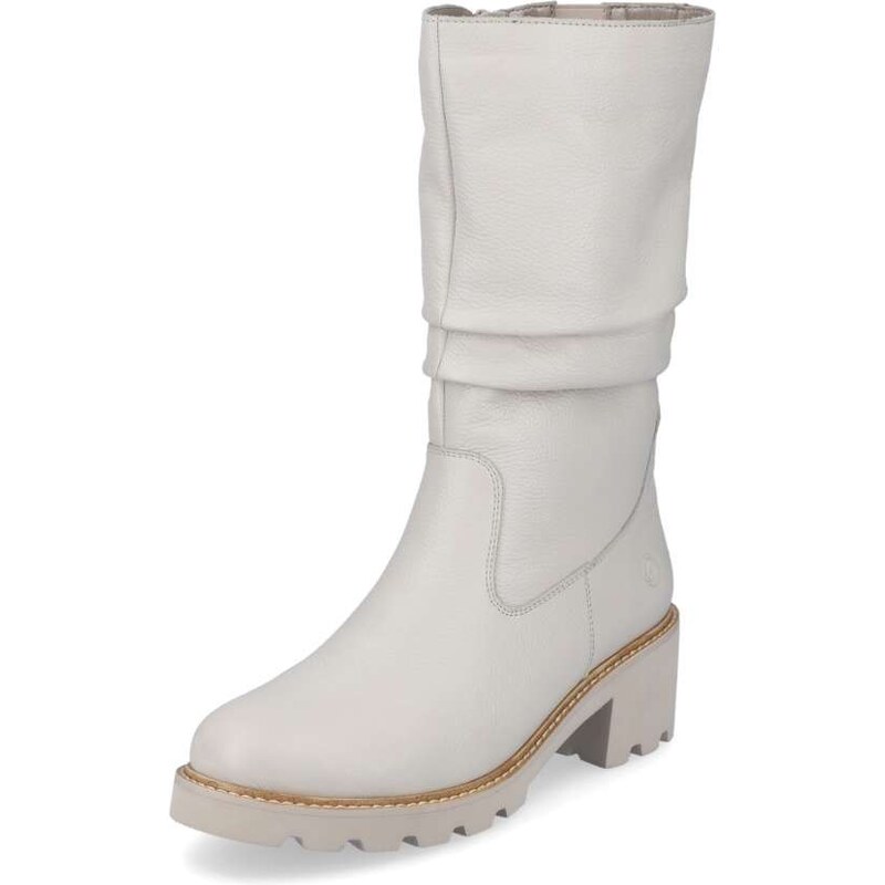 RIEKER Dámske čižmy REMONTE D0A75-80 biela W2 35683682