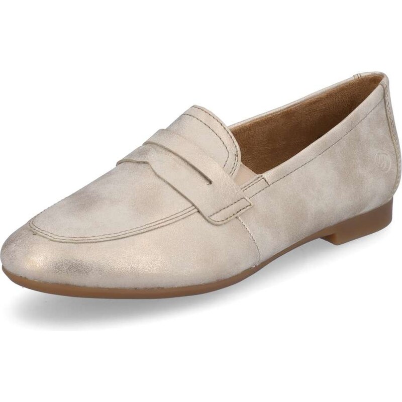 RIEKER Dámske mokasíny REMONTE D0K02-60 zlatá S3 47932062