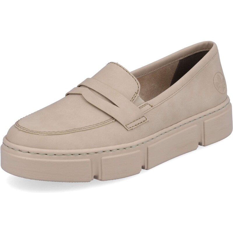 Dámske mokasíny RIEKER N5961-62 béžová S3 37664885