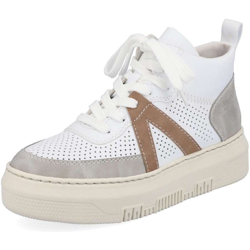 Dámska členková obuv RIEKER M1935-80 biela S3 40898263