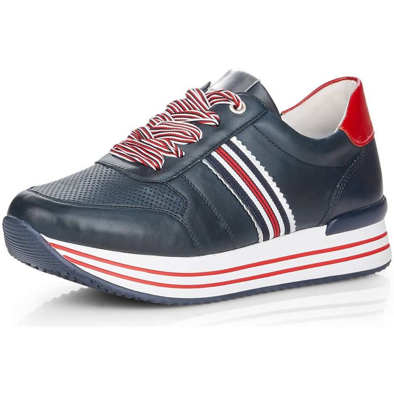 RIEKER Dámske tenisky REMONTE D1305-14 modrá S3 39678140