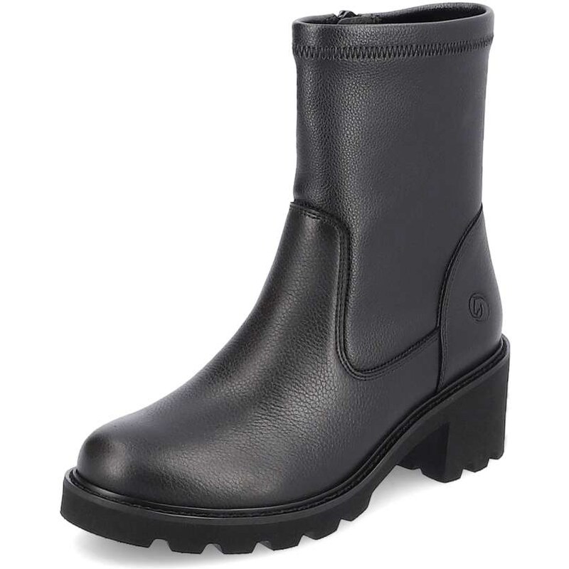 RIEKER Dámska členková obuv REMONTE D0A77-01 čierna W3 44428491