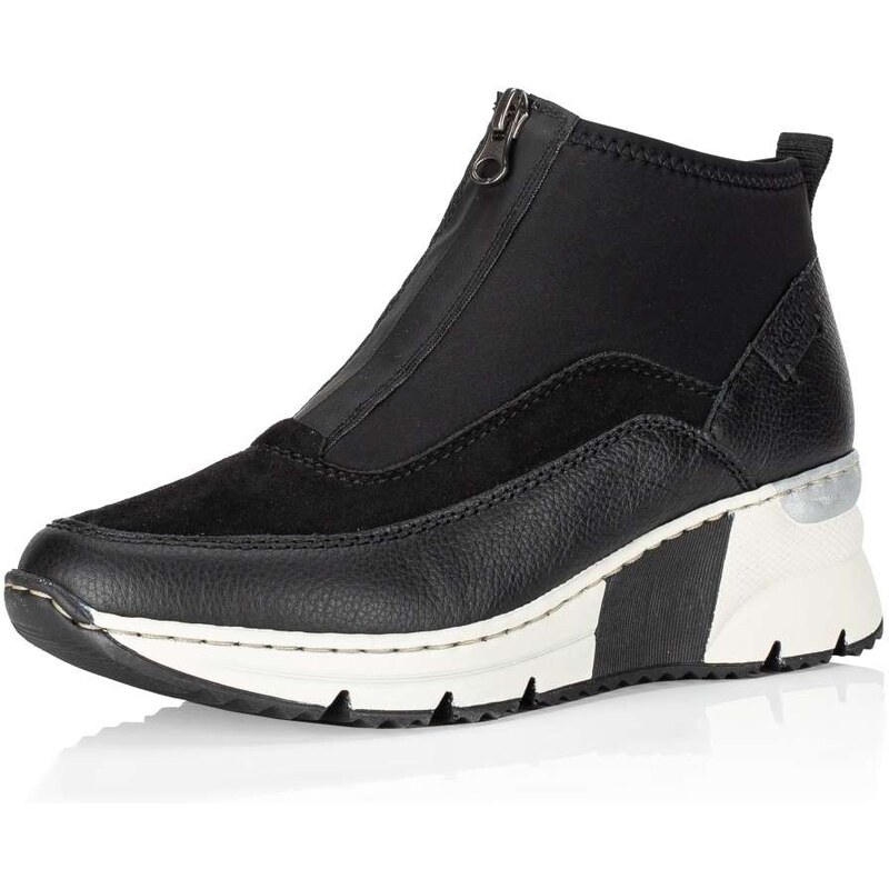 Dámska členková obuv RIEKER N6352-01 čierna W3 55393329