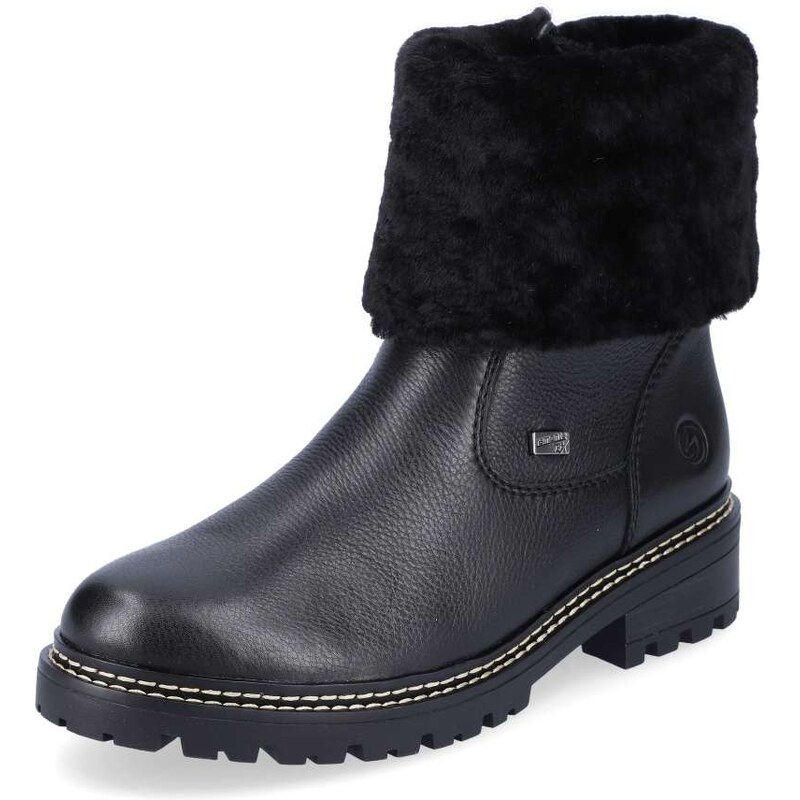 RIEKER Dámska členková obuv REMONTE D0B71-01 čierna W3 56772808