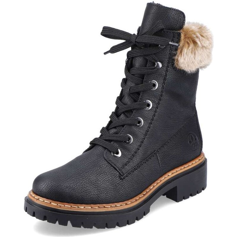 Dámska členková obuv RIEKER 72630-00 čierna W5 26060302