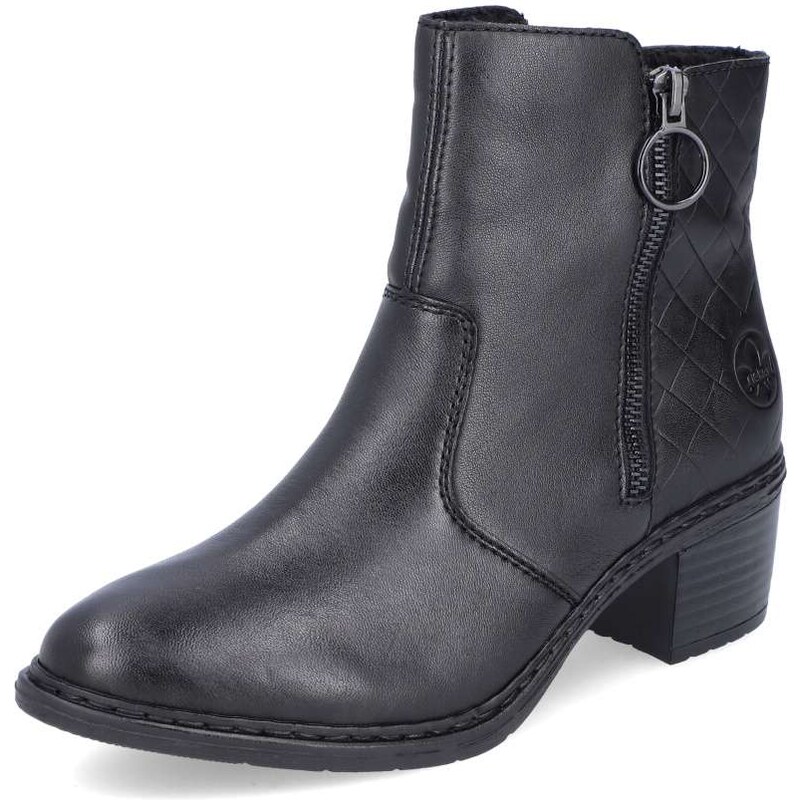 Dámska členková obuv RIEKER 70150-00 čierna W3 47931916