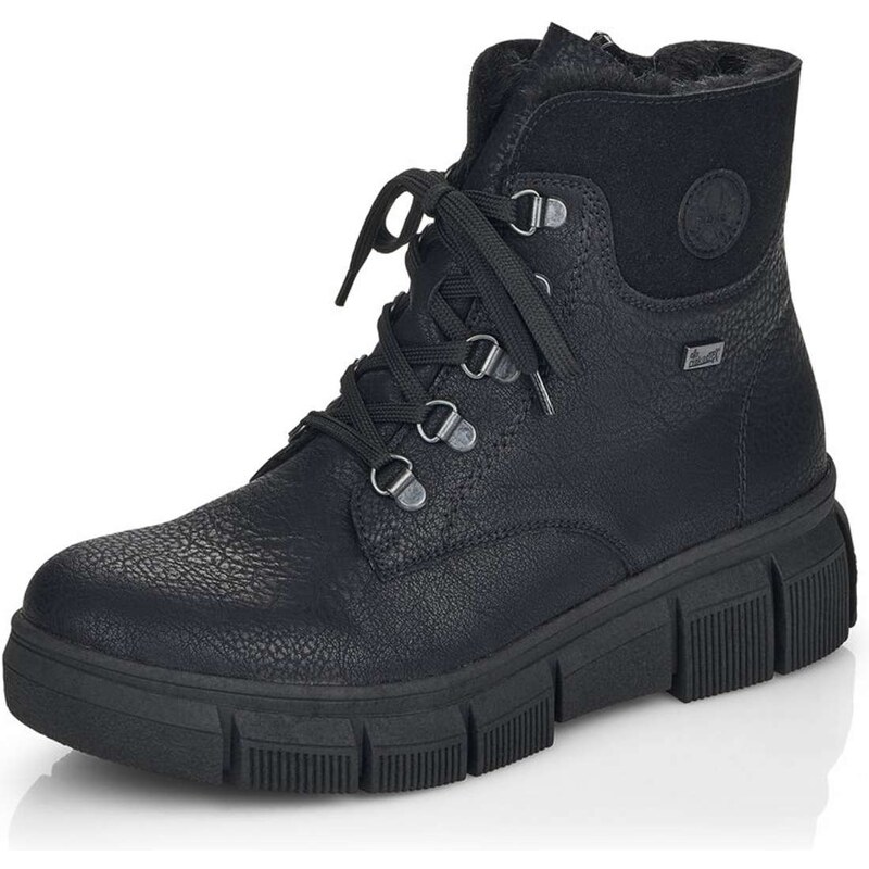 Dámska členková obuv RIEKER X3433-00 čierna W3 37509436