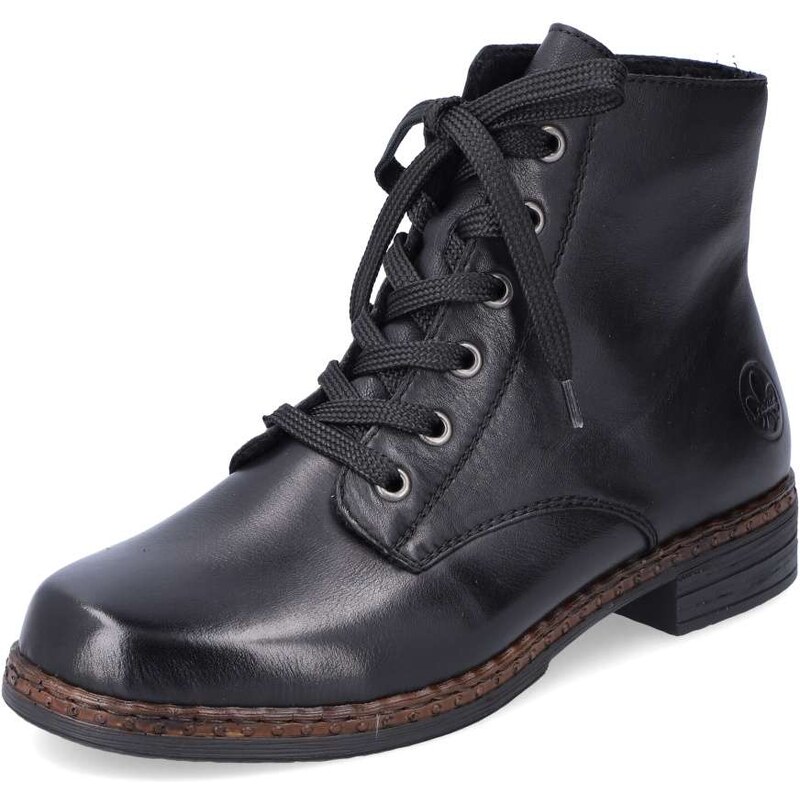 Dámska členková obuv RIEKER 75130-00 čierna W5 55393312