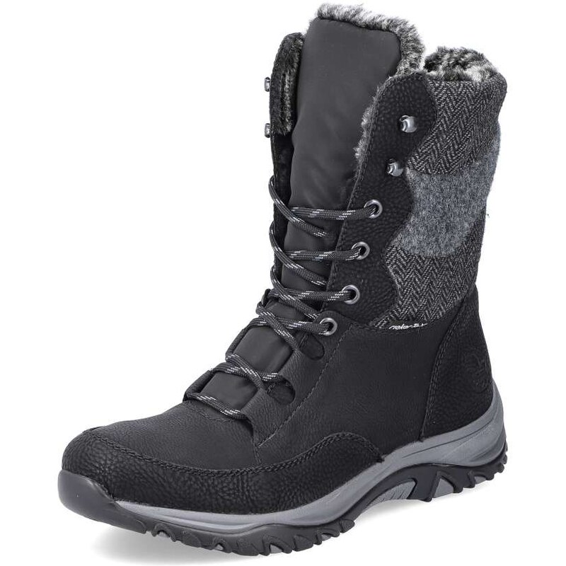 Dámska členková obuv RIEKER M9643-01 čierna W5 64355007
