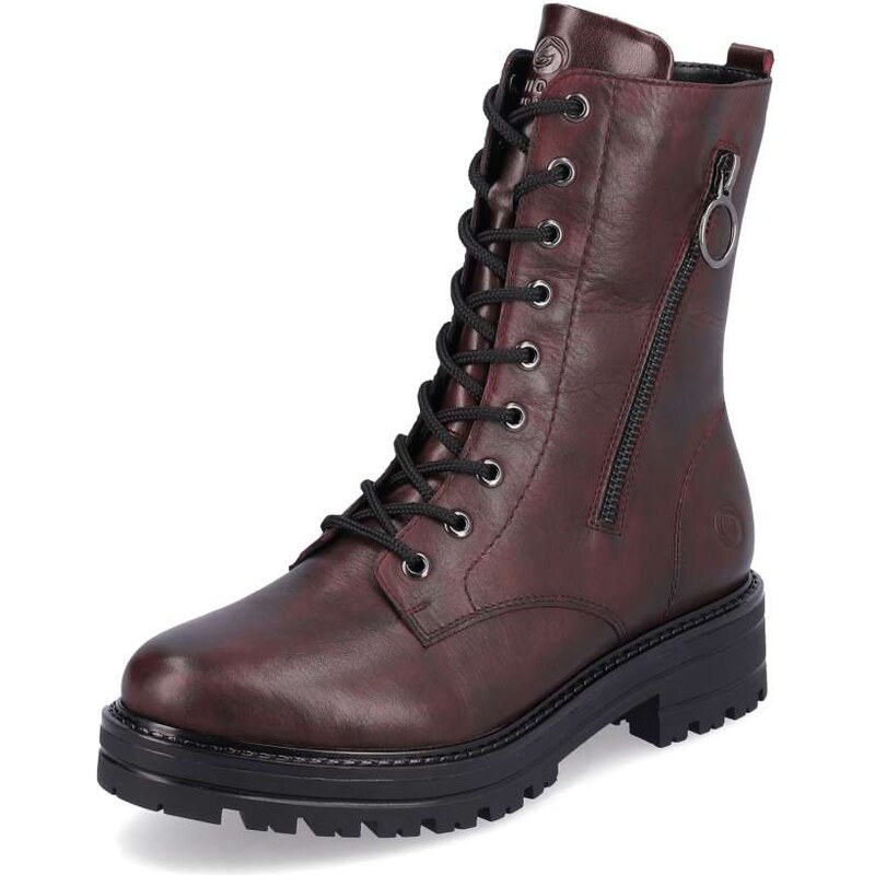 RIEKER Dámska členková obuv REMONTE D2281-35 červená W3 55393294