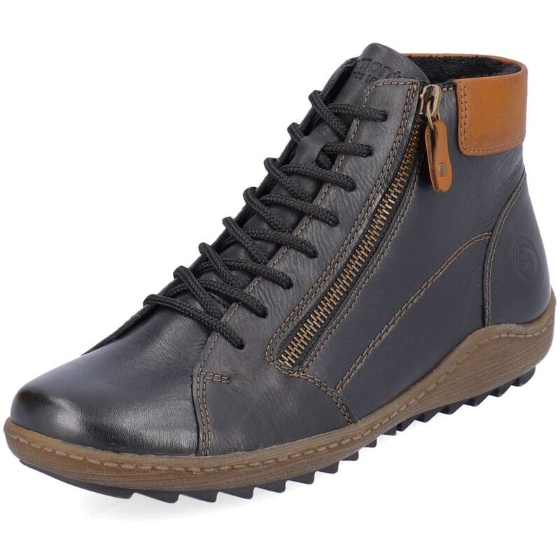 RIEKER Dámska členková obuv REMONTE R1459-01 čierna W3 44953173